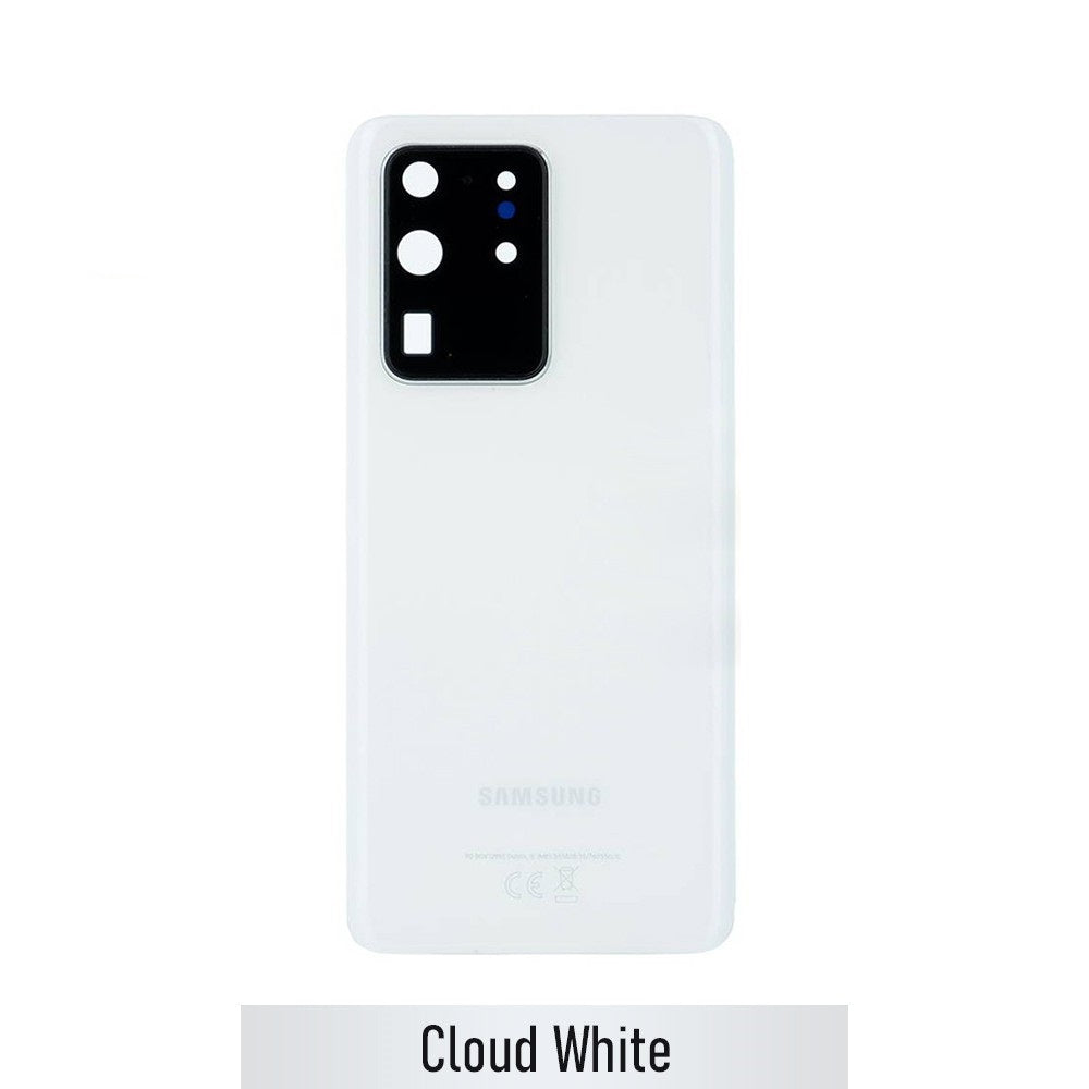 Rear Cover Glass For Samsung Galaxy S20 Ultra G988 GH82-22217C (Gold)-Cloud White Rear Cover Glass For Samsung Galaxy S20 Ultra G988 GH82-22217C (Gold)-Cloud White